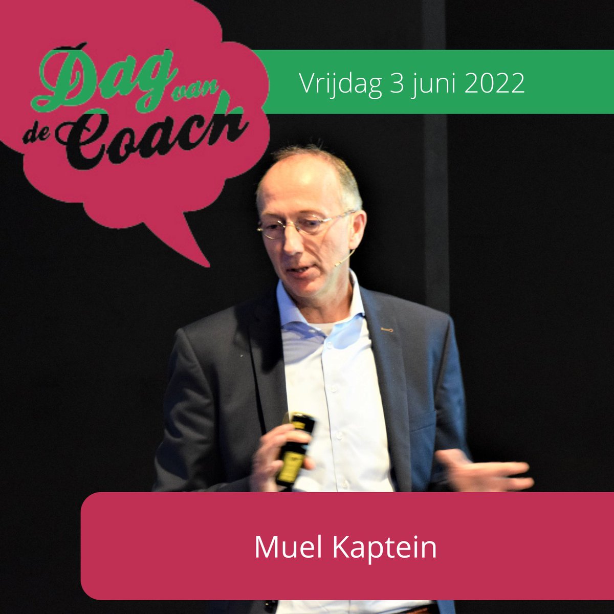 De Dag van de Coach 2022 is van start!! 
Na de opening door dagvoorzitter <a href="/AnjeMarijcke/">Anje-Marijcke</a> van Boxtel, startten we de dag met drie keynotes: <a href="/SegersJesse/">Jesse Segers</a>, <a href="/biancabeersma/">Bianca Beersma</a>  en <a href="/muelkaptein/">Muel Kaptein</a>. 

We zijn heel benieuwd naar jullie ervaring! Deel je eigen bericht op Twitter met #dvdc22!