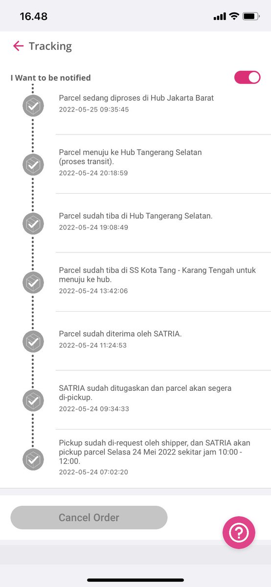 cilladauhan's tweet photo. @anteraja_id halo anteraja yg baik hati dan MUDAH banget dihubungi, setelah telf cs berkai2 gabisa! Boleh tolong kejelasan paket saya dgn no resi 10004659916512? Udah dipick up 24 MEI, sampai skrg 3 Juni belum sampai :) https://t.co/sZzDJiAymg