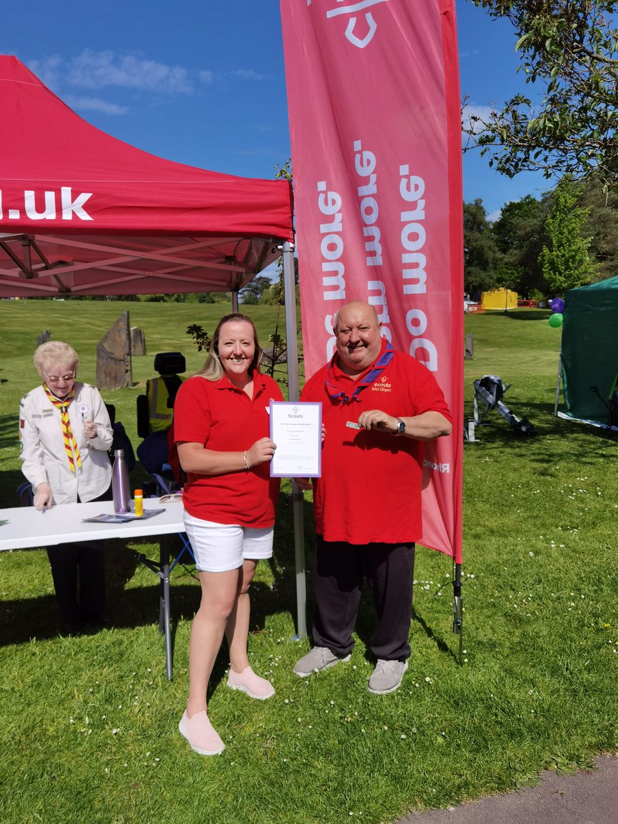 WE ARE BACK!

The District Team and local Leaders are attending our first Community Event in 2 years.

I even managed to sneak in a 20 Year Award