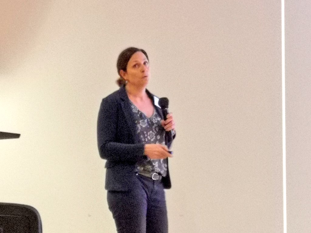 ICSN_lab's tweet photo. Total synthesis time now for the celebration of the 60th anniversary of @ICSN_lab with the presentation of Stephanie @norsikian on Tiacumicin B. #ICSN60 https://t.co/lBpli60wh1