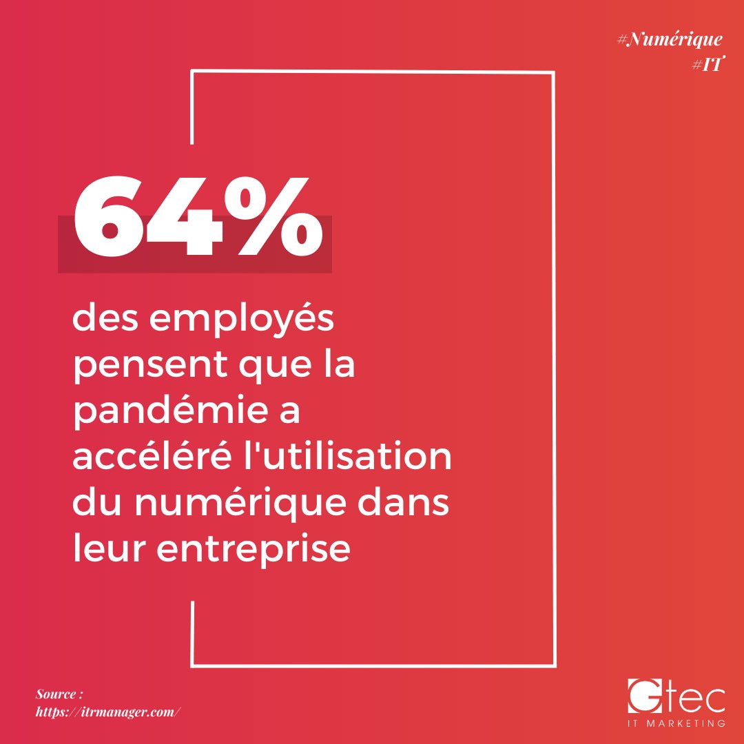 🔎 Les employés face à l'accélération du #numérique 

L'accélération du numérique transforme le travail des employés. Une étude révèle même que 53 % d'entre eux estiment que leur travail aura changé à l’horizon 2032. 

itrmanager.com/articles/19471…

#automatisation #digitalisation