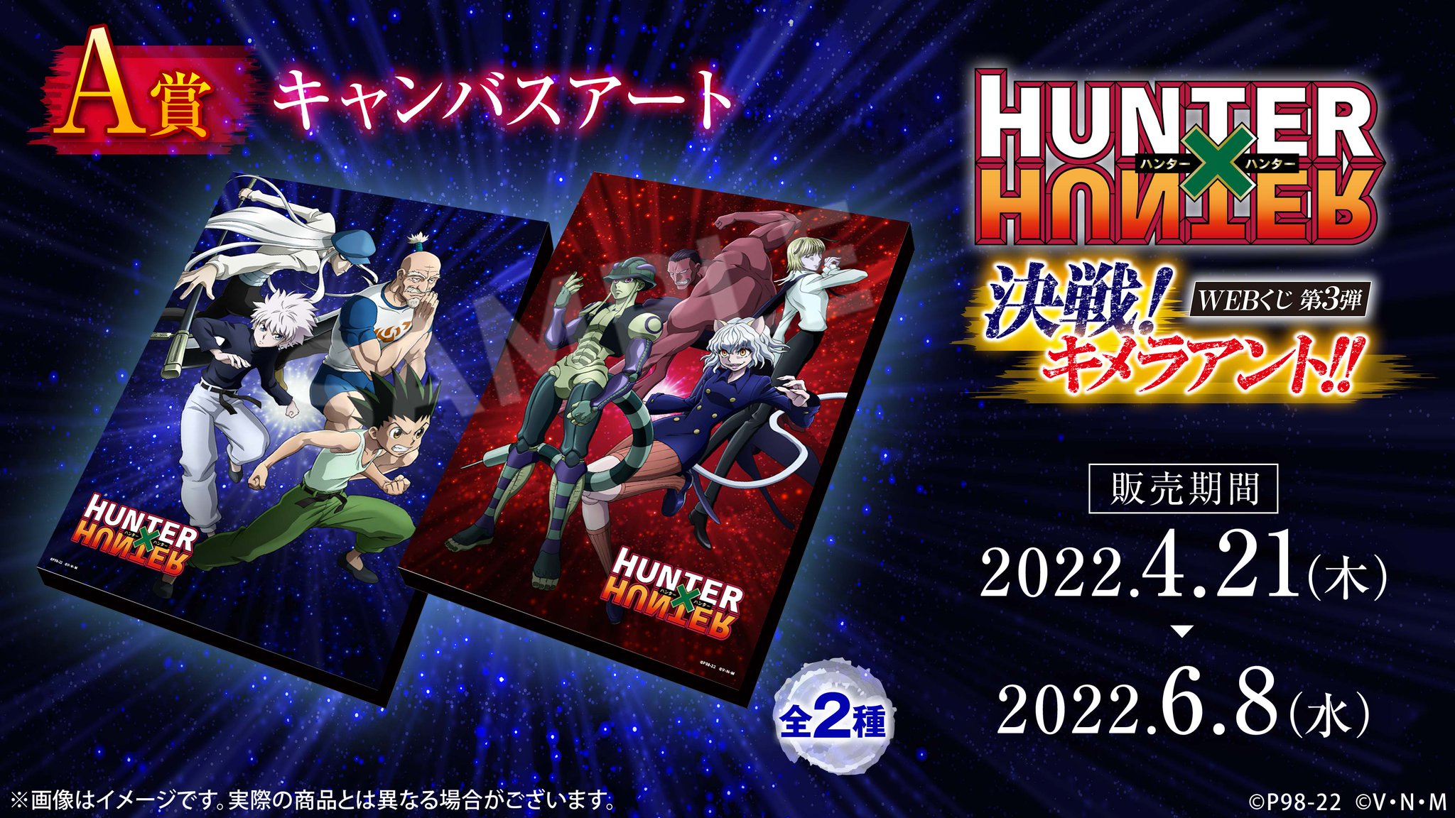 HUNTER × HUNTER Webくじ まとめ売り HUNTER×HUNTER WEBくじ第2弾 ～戦闘開始（バトルスタート
