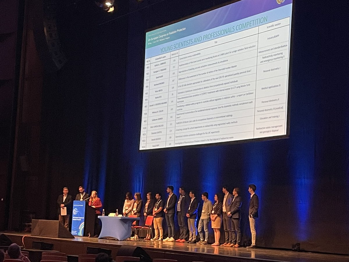 Congratulations to all the <a href="/IRPA/">IRPA</a> YGN Speakers at the #IRPA2022 Congress in Budapest! You all did a fantastic job!
#RadiationProtection #YoungGeneration