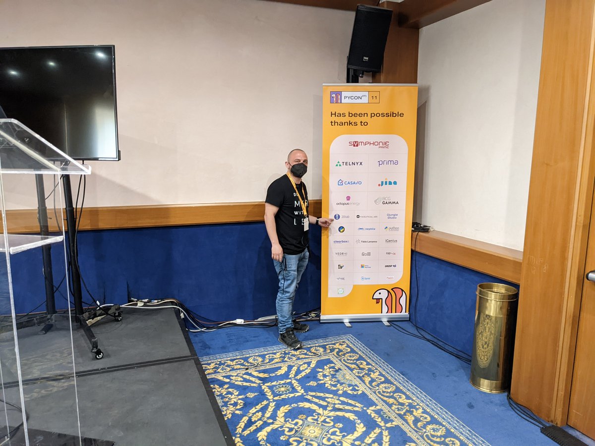 I'm attending the talk "How to exploit the potential of Django session auth in a multi tenant project" by Matteo Vitali <a href="/trotto/">ｔｒｏｔｔｏ</a> in the #PyWeb room at PyCon Italia 2022 🐍

A talk born from a <a href="/20tab/">20tab</a> project that allowed to fully exploit the Django sessions ✅

#PyConIT2022 #Django