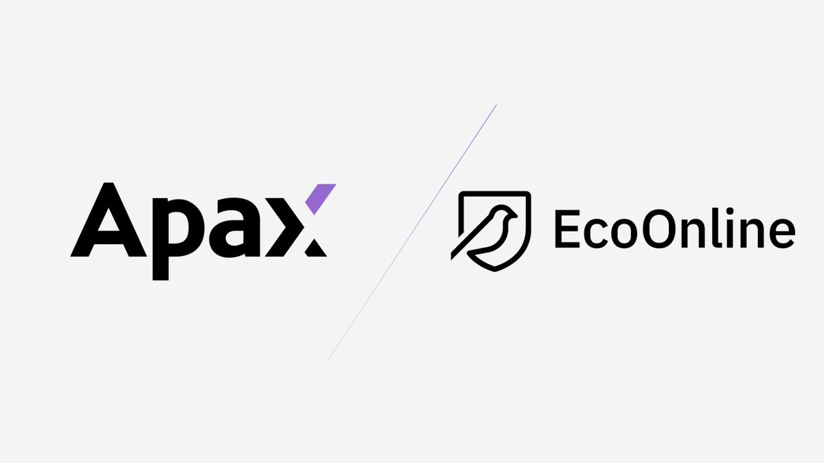 Funds advised by Apax to acquire all shares of EcoOnline, a leading EHS software company. You can find out more here: lnkd.in/e7k34Vc4