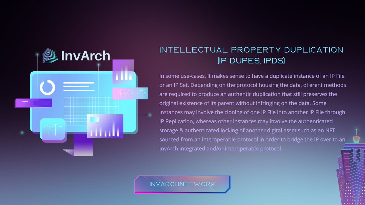 AnzhelikaKrava's tweet photo. @InvArchNetwork will easily take care of your data duplication, with a project like #InvArch your data will always be safe ๐๐ฅ
#IntellectualProperty https://t.co/uk1fSaxZcm