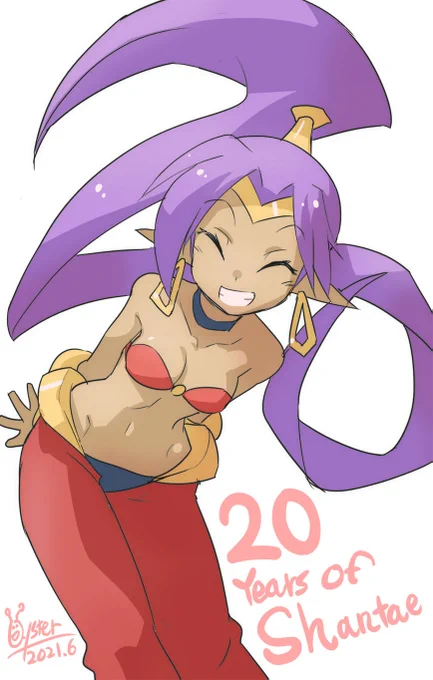 シャンティ20周年 おめでとうございます!
#20YearsOfShantae 