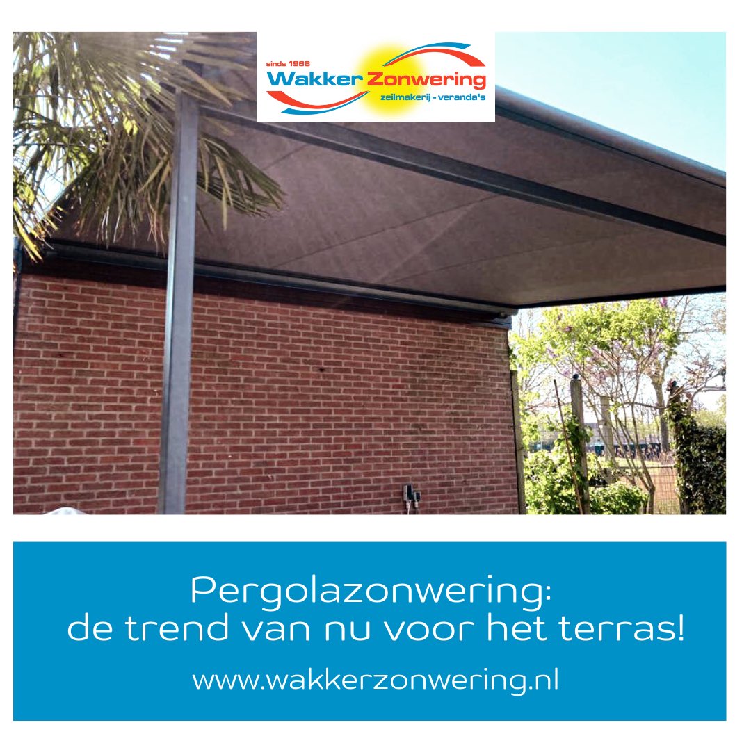 Met onze windvaste pergola creëer je echt veel schaduw! Maak vrijblijvend een afspraak en informeer naar de mogelijkheden: wakkerzonwering.nl
