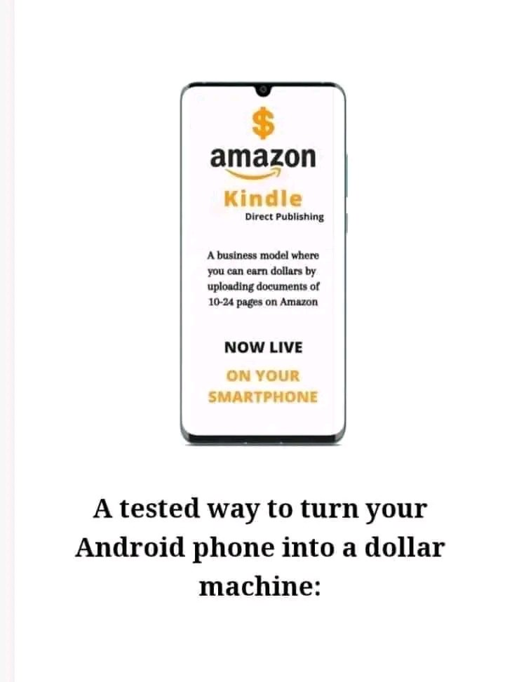 AdamsonGah's tweet photo. DON'T SIT DOWN at home doing nothing! 

Earn in $$$ by uploading books on Amazon with your smartphone. 

Come to my dm if you're interested

#Amazonkindle 
#APCPrimaries
#TheBoys https://t.co/G67NBUfMas