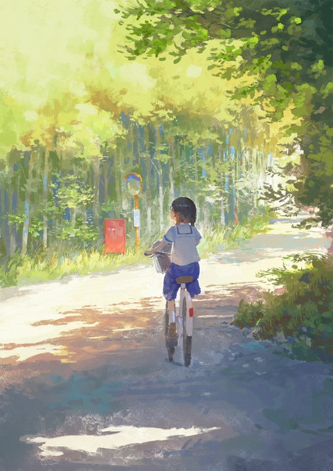 「bicycle tree」 illustration images(Latest)｜5pages