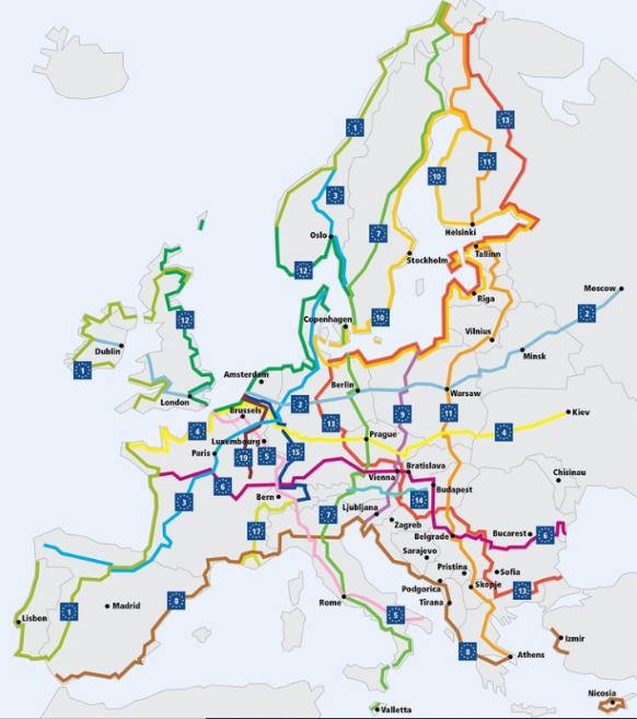 ecfeurovelo's tweet photo. 🎉 Happy #WorldBicycleDay from EuroVelo! 🎉

Why not celebrate this day enjoying cycling on one of the #EuroVelo routes? 🚲

Let's continue to support together #MoreCyclingTourism and its many benefits, for our planet, our wellbeing and our future! 🌍 https://t.co/uQ0JnIbKhZ