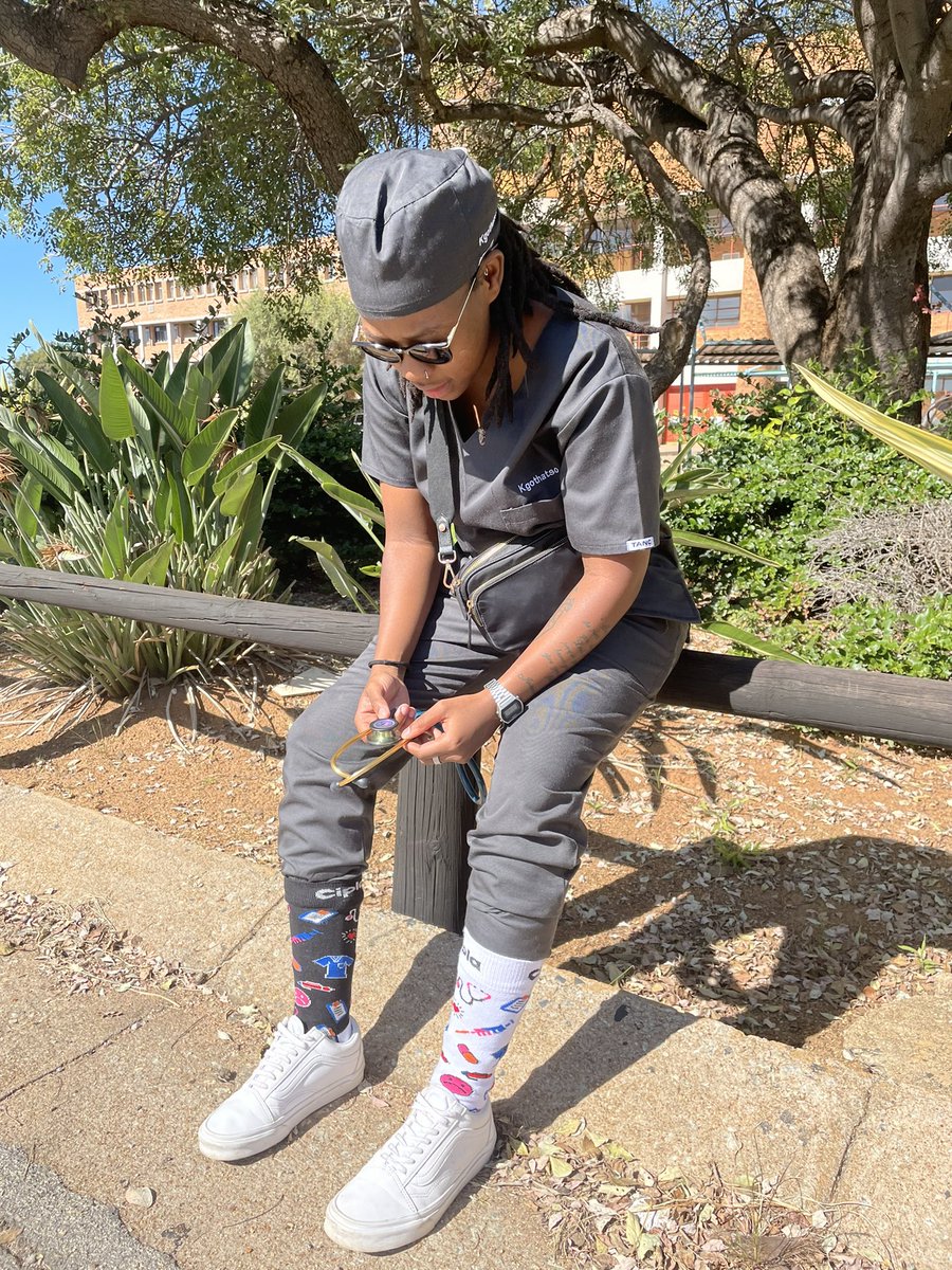 Kg__thatso's tweet photo. Mental Health Awareness for Doctors.
You know why🙏🏽cause doctors are human too.
#CrazySocks4Docs
#ithembafoundation https://t.co/VY4cWrSL0E