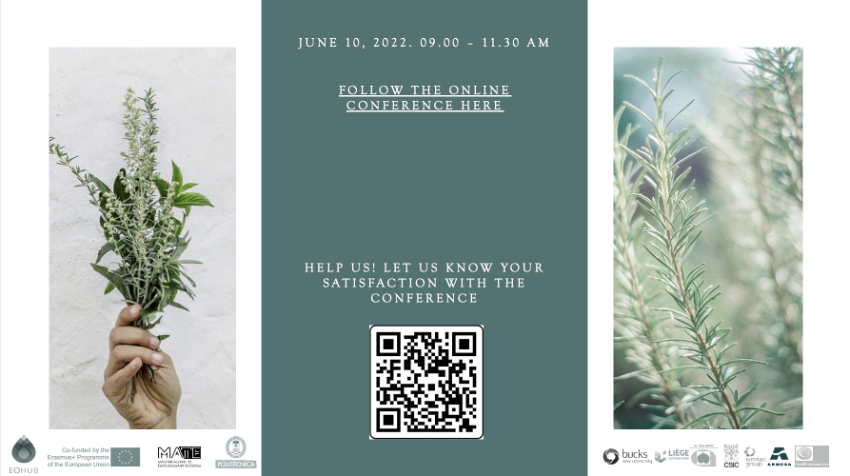 eohub's tweet photo. Help us! after the conference, tell us your satisfaction with the event:
https://t.co/rl4bX0cLNK 
#Survey #EOHUBSummerSchool #EOHUB #SummerSchool #Erasmus+ #EOHUBcourse #Hungary #essentialoils #conference #MATE @EUErasmusPlus https://t.co/O4FvuDqdIj
