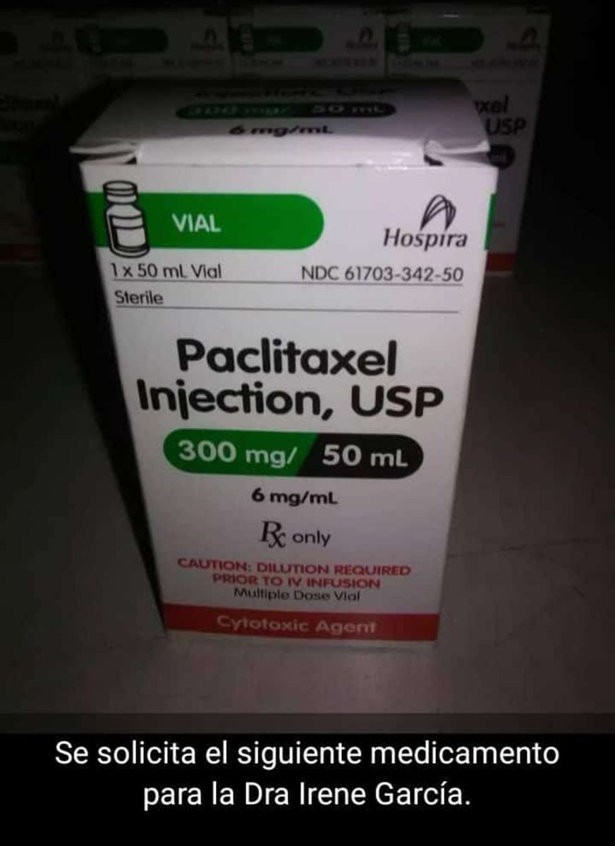 hectorAlbornoz's tweet photo. Se solicita el siguiente medicamento para está guerrera de la salud la Dra. Irene García, quién pueda hacer está donación, el nombre del medicamento está en la imagen  ella es de Anaco edo. Anzoátegui, se pueden comunicar con su hijo tlf: 0424-8053139, #ServicioPublico @ajcaleca https://t.co/6rPhciKS6R
