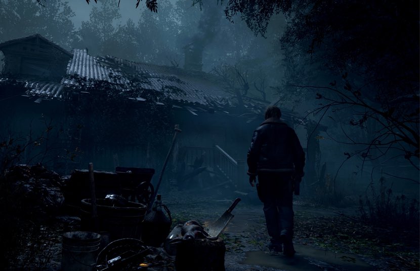 veeError's tweet image. THIS JUST IN: Resident Evil 4 REMAKE! Coming in with a goth gorier tone! With nods in the trailer to the original! #Residentevil4remake #ResidentEvil4 #StateofPlay