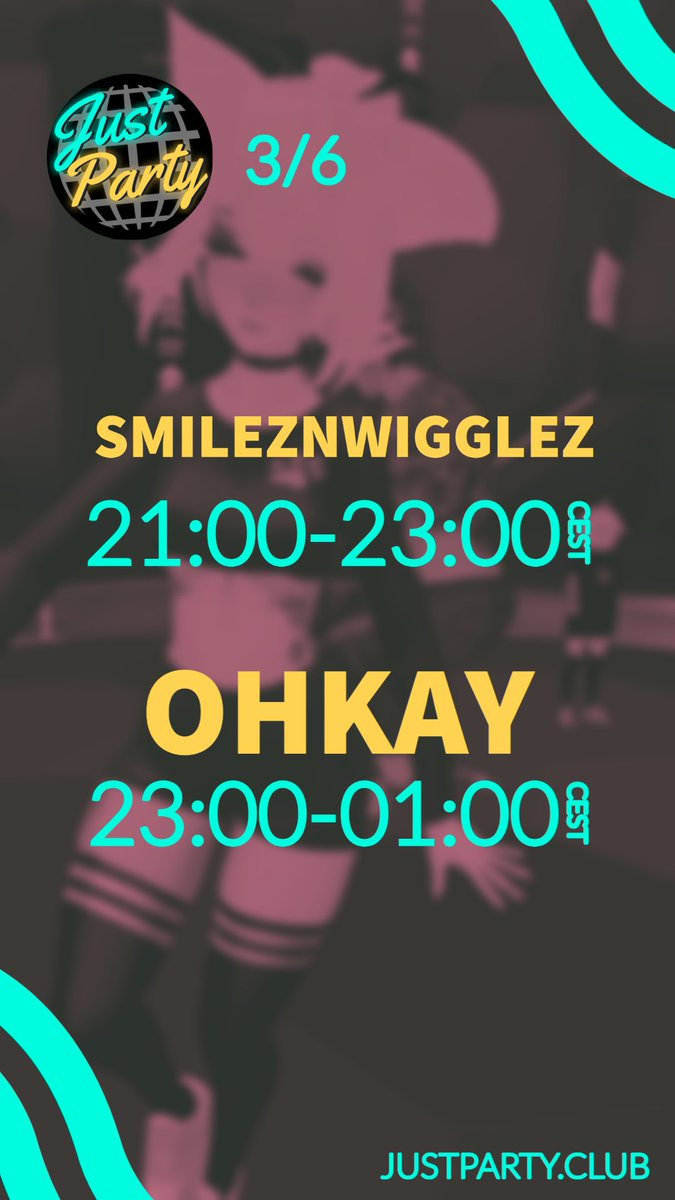 Tonight! we are happy to host @smileznwigglez and @OhkayPlays !