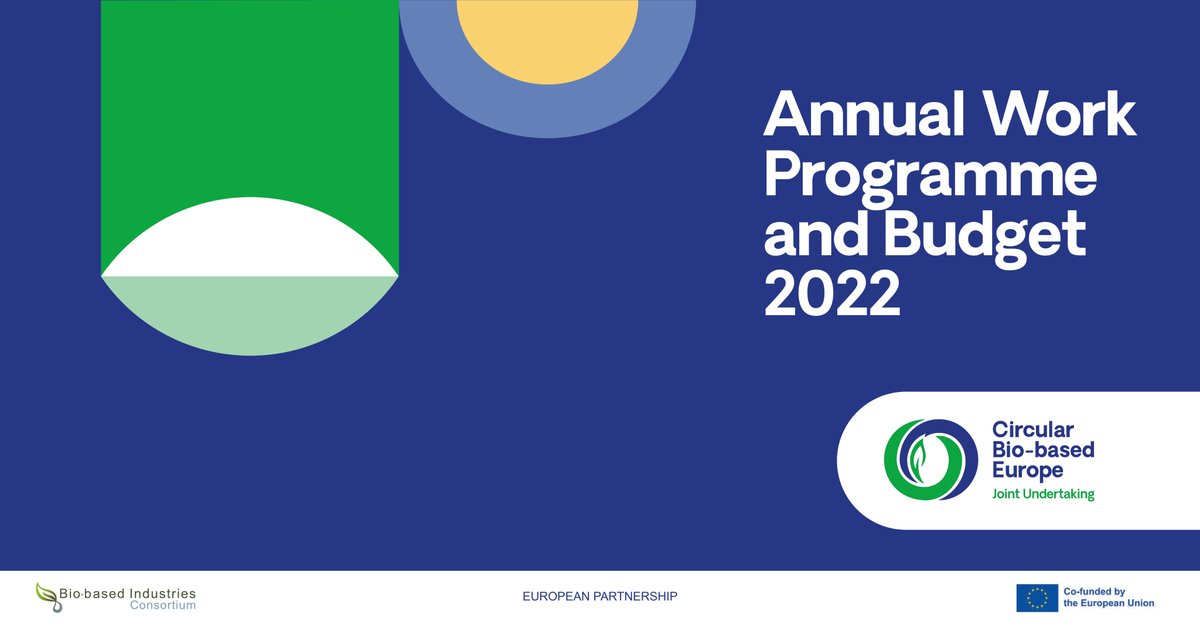🆕 <a href="/CBE_JU/">Circular Bio-based Europe Joint Undertaking</a> first annual work programme is published today, setting our funding priorities for 2022, including the call for project proposals.

[1/3]