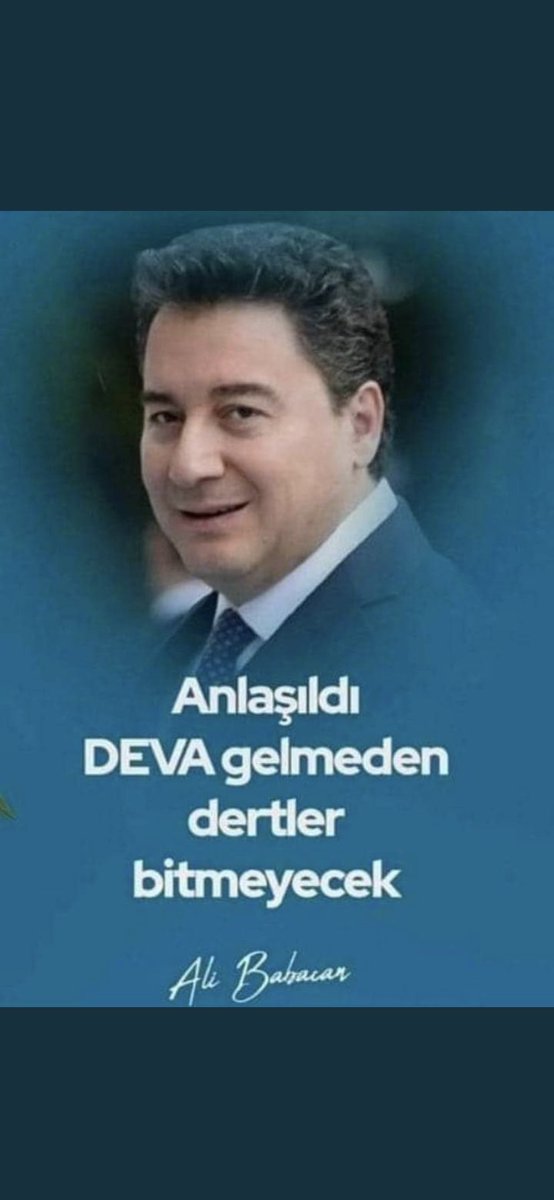 mustebacicek's tweet photo. Ekonominin de Türkiye’nin de DEVA’sı hazır.#DevaBabacanda #enflasyon #Tüik #yetersandıkgelsin #dolar #DemokrasiAtılımDerhalBugün https://t.co/POeAHBLIt2