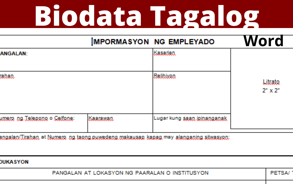 on Twitter "Bio Data example tagalog >>> https//t