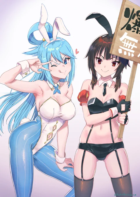 過去絵で加工の実験🐰🐰 