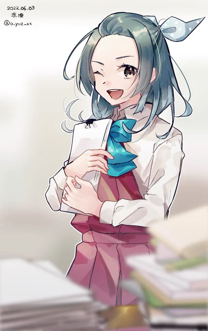 有能秘書艦涼波ちゃん
#艦これ
#艦これ版深夜の真剣お絵描き60分一本勝負
#艦これ版真剣お絵描き60分一本勝負_20220603 