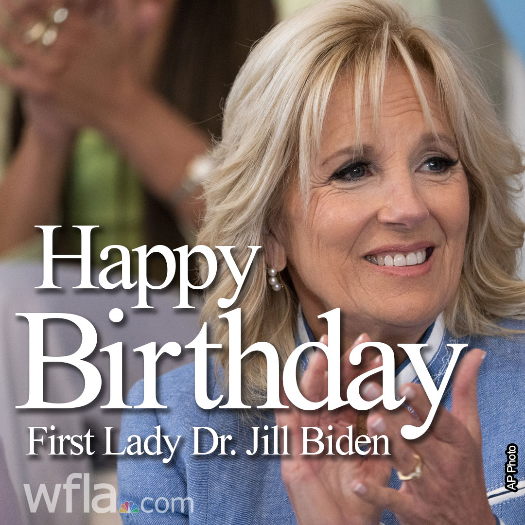 HAPPY BIRTHDAY Join us in wishing a happy 71st birthday to Dr. Jill Biden!  