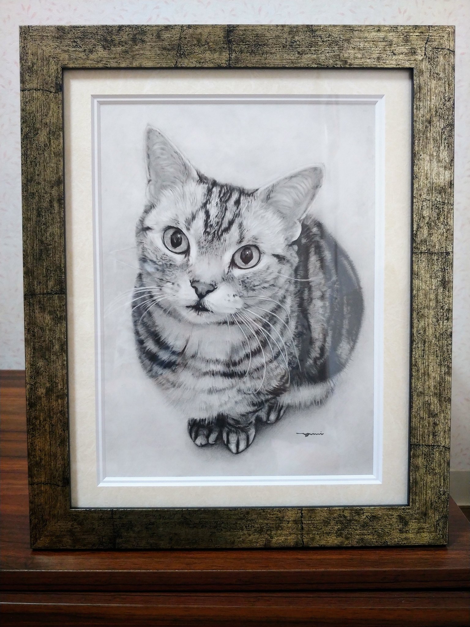 絵画猫のユーミン