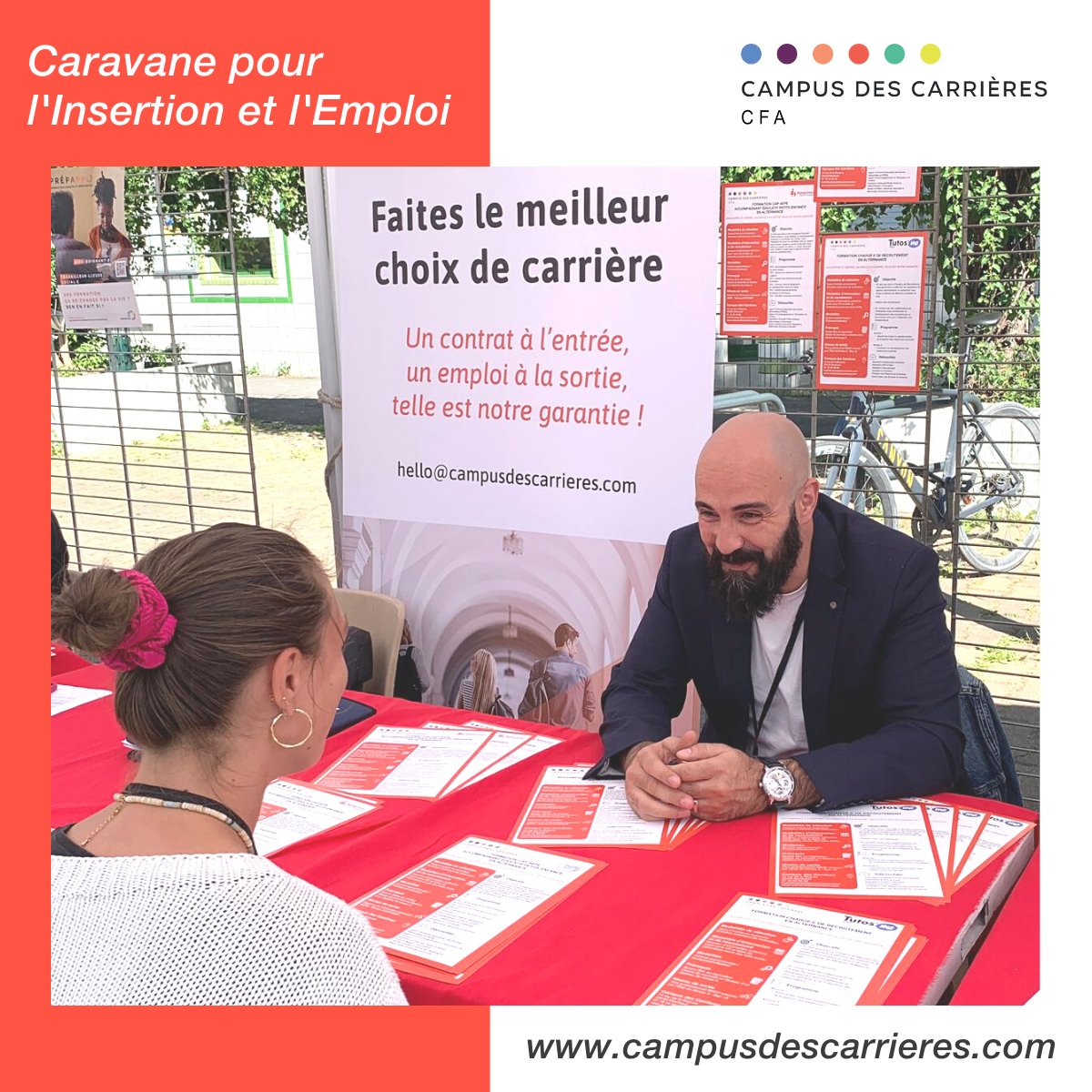 TutosMe's tweet photo. Belle journée à la Caravane pour l'#Insertion et l'#Emploi organisé par la @villedebobigny et @pie_paris.
Cet événement fut riche en inscriptions et en échanges pour le directeur de notre CFA, Hichem El Hajji.
Inscrivez-vous à l'une de nos formations : https://t.co/NLdxPEeDG6 https://t.co/qpiGA9RekF
