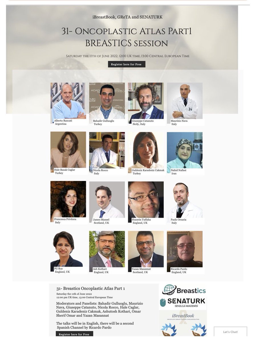 Yazan MASANNAT 🇯🇴🇬🇧 (@ymasannat) on Twitter photo The next <a href="/iBreastBook/">iBreastBook</a> #webinar is 31- #Oncoplastic Atlas (Breastics Session with <a href="/GretaOncoplast/">Greta Oncoplastic</a> and SENATURK) 11th of June 12:00 UK Time. the full program check ibreastbook.com/oncoplastic-at… Register 4 free us02web.zoom.us/webinar/regist…
Talks case discussion & marking #breastsurgery The next <a href="/iBreastBook/">iBreastBook</a> #webinar is 31- #Oncoplastic Atlas (Breastics Session with <a href="/GretaOncoplast/">Greta Oncoplastic</a> and SENATURK) 11th of June 12:00 UK Time. the full program check ibreastbook.com/oncoplastic-at… Register 4 free us02web.zoom.us/webinar/regist…
Talks case discussion & marking #breastsurgery