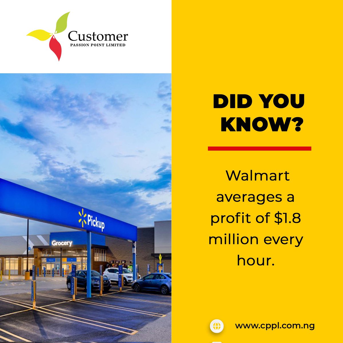 cppltraining's tweet image. At this  rate  we may all  need  to own a retail store. It really does pay to work smart😅😅.

#cpplnigeria #cppltrainingprograms #business #socialmedia #walmart  #millions #hour #retailstore   #TGIF #May
 #cppl  #valuecreationmindset #visionary #branding #consulting #training