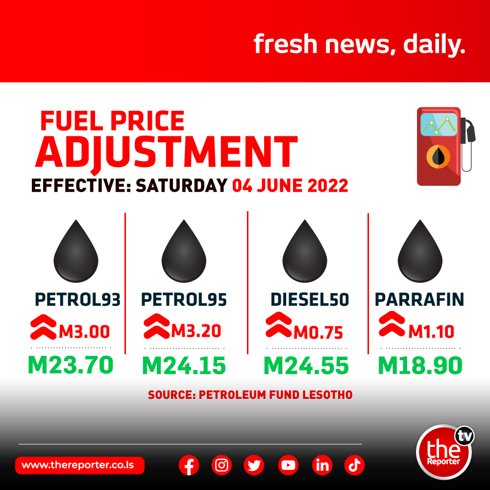 BREAKING: MASSIVE FUEL PRICE HIKE FROM TOMORROW, SATURDAY 4TH JUNE 2022