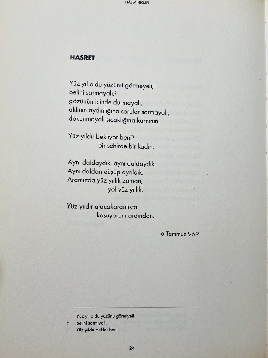 emelarslan09's tweet photo. Nâzım’ın en sevdiğim şiiri🌿 https://t.co/YzoIT5E4aH