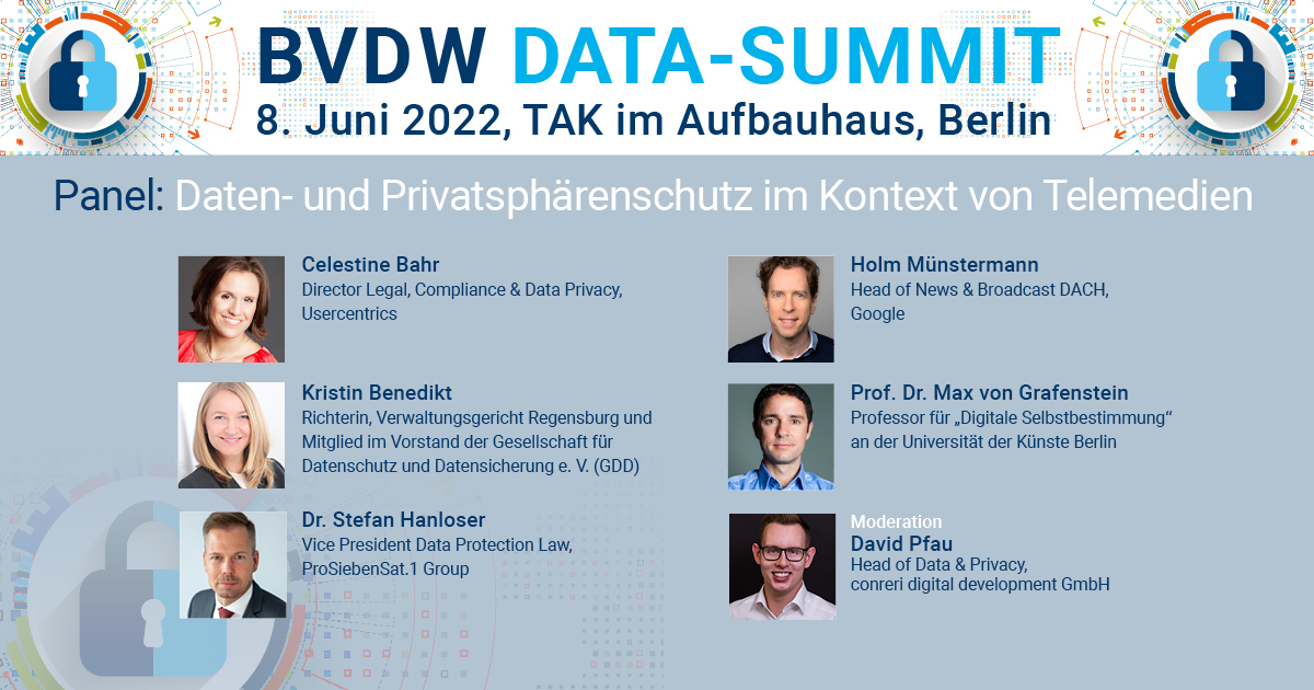 BVDW's tweet photo. Am 📅 8. Juni findet unser sechster #DataSummit im TAK im Aufbauhaus in Berlin statt. Sichere Dir noch schnell die letzten Tickets hier 👉 https://t.co/SrohYceHmh
#datasummit #datasummit2022 #digitalexperten #Datenschutz #ePrivacy https://t.co/EGfqhUHYP6