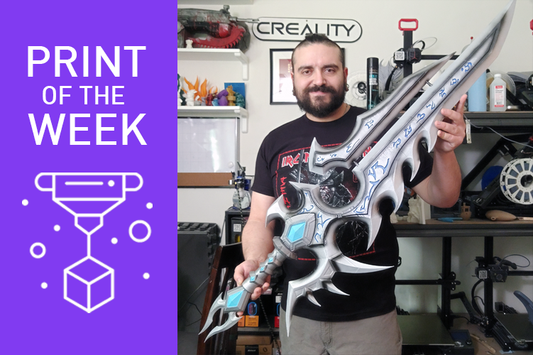 💜 3D print of the week by @metalheadprntg  
Designed by Geck 
Discover this superb make: bit.ly/3Me4SwK