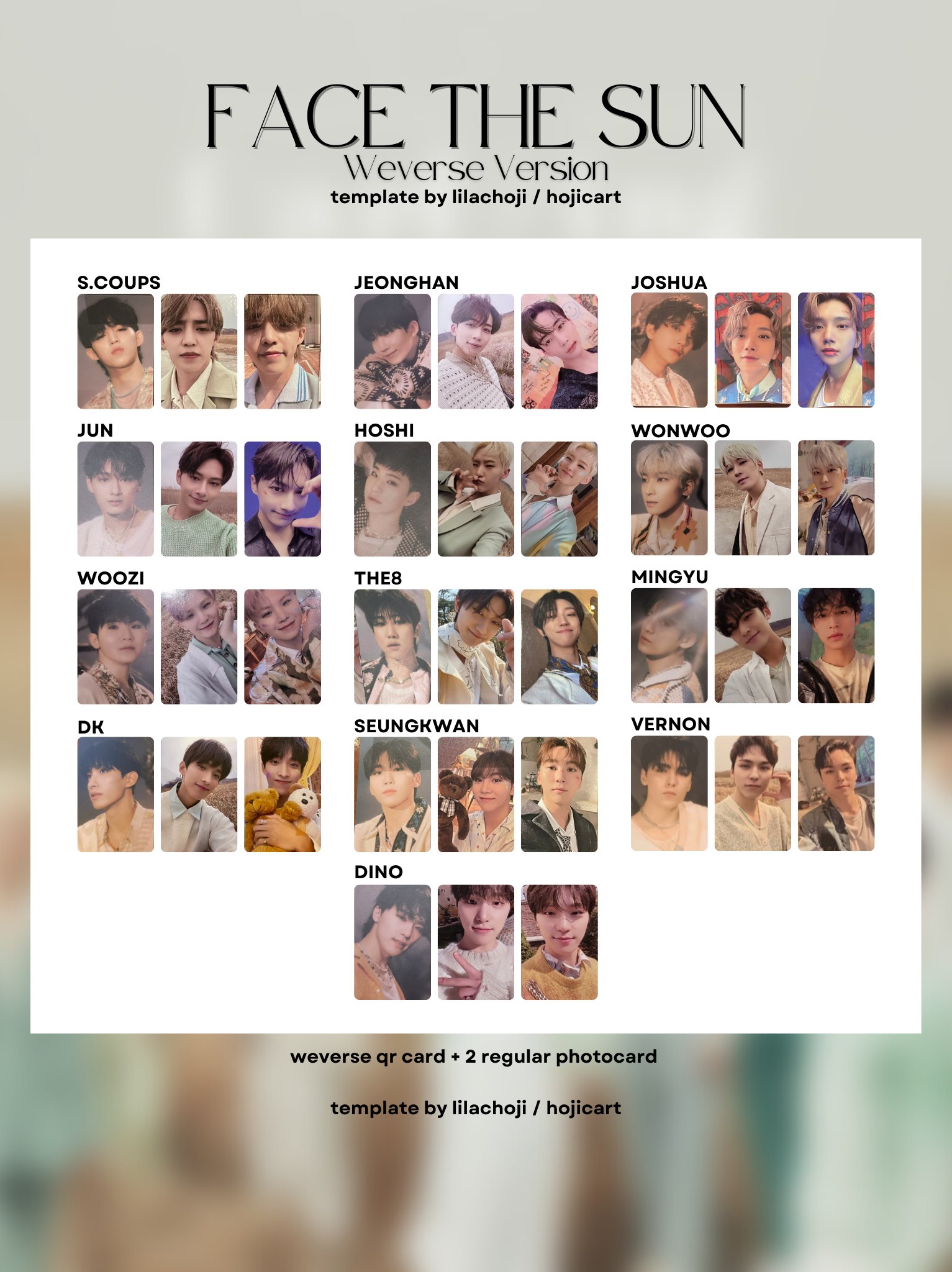 SEVENTEEN ホシ トレカ Face the sun|CD - K-POP・アジア SEVENTEEN ホシ トレカ Face the sun|CD - K-POP・アジア