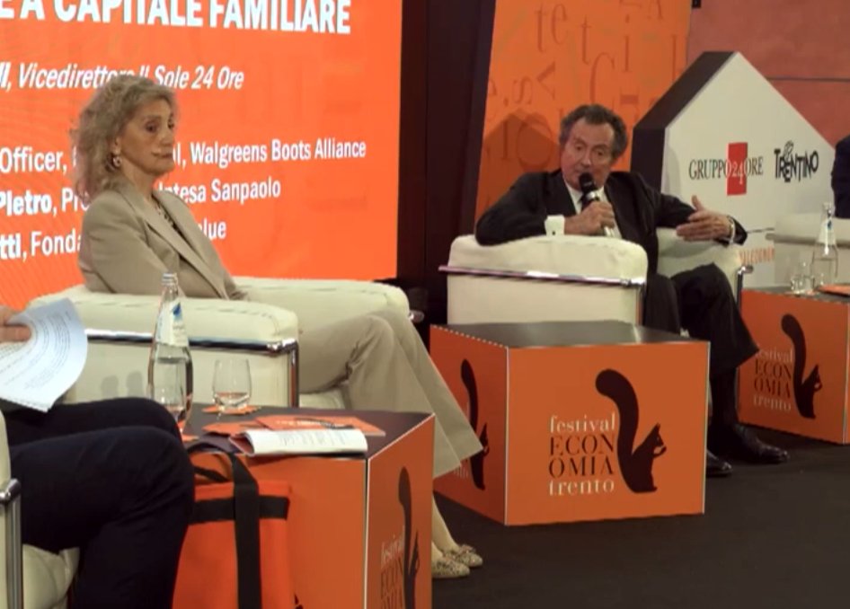 Gian Maria Gros-Pietro (Pres. Intesa Sanpaolo): "Questa crisi economica va gestita in modo industriale, non monetario. Sui tassi bene la Bce: aumento inflazione è causato da problemi di offerta, un rincaro dei tassi avrebbe potuto aggravare i problemi" #FestivalEconomiaTrento
