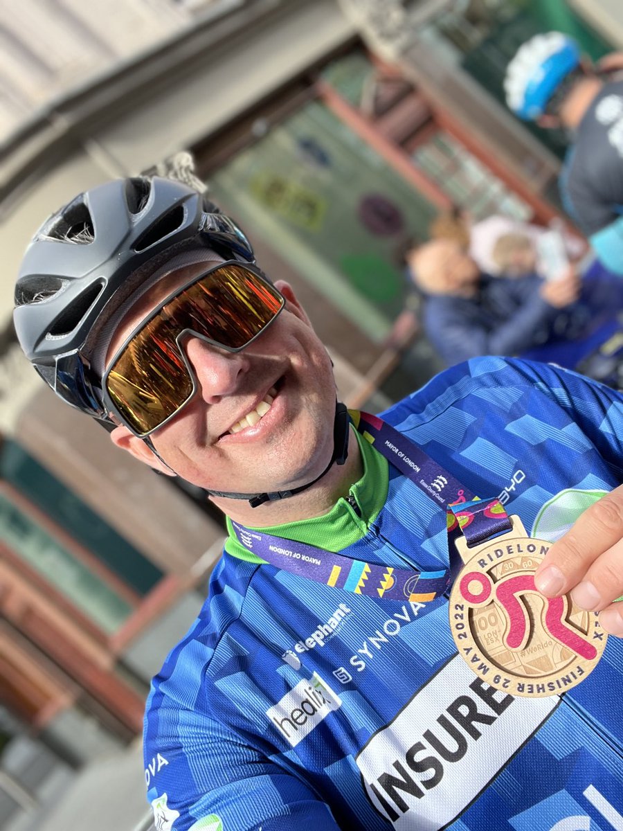 Great to have finished ⁦<a href="/RideLondon/">Ford RideLondon</a>⁩ 100 miles!!   ⁦<a href="/AllClearTravel/">AllClear Travel</a>⁩