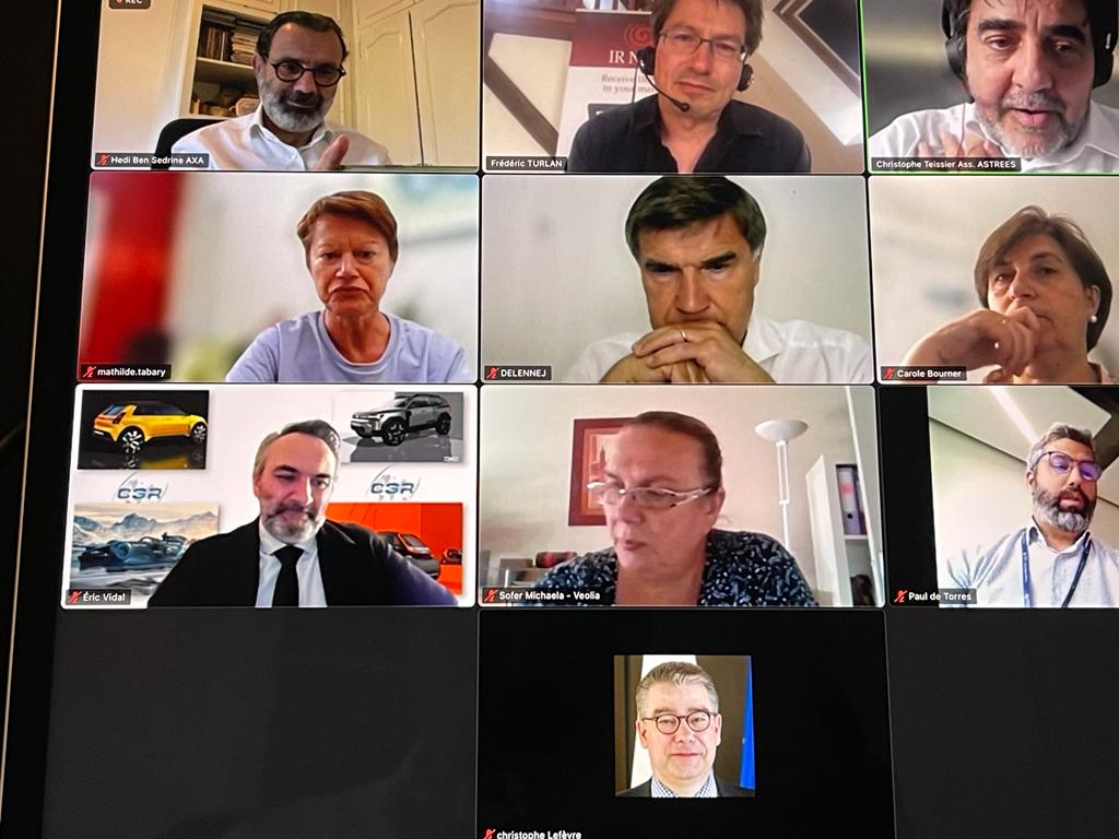 Hedi ben Sedrine, secretary of the AXA EWC and Paul de Torres, its communication officer, participate in the meeting of the European Works Council Club. Many enriching exchanges with the other EWCs. Thank you <a href="/AstreesLab/">ASTREES / ULTRA LABORANS</a> and <a href="/IR_Share/">IR Share</a>