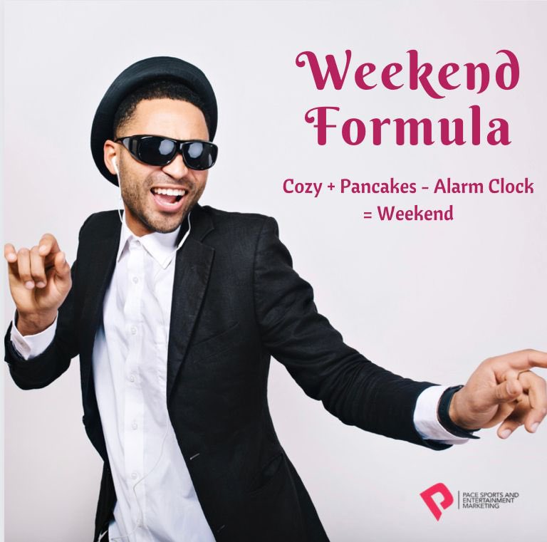 We've discovered a weekend formula that works.

A little bit of extra coziness plus your pancakes, minus the
alarm clock.

What other weekend formula works for you?

#SwitchthePACE
#TGIF