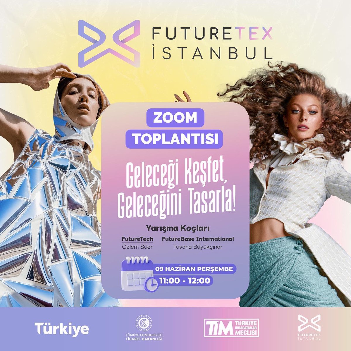 futuretexist's tweet photo. 📣Futuretex İstanbul, 9 Haziran Perşembe günü saat 11:00-12:00 arasında Zoom üzerinden sizlerle bir araya gelecek! https://t.co/e8vt2KxI66