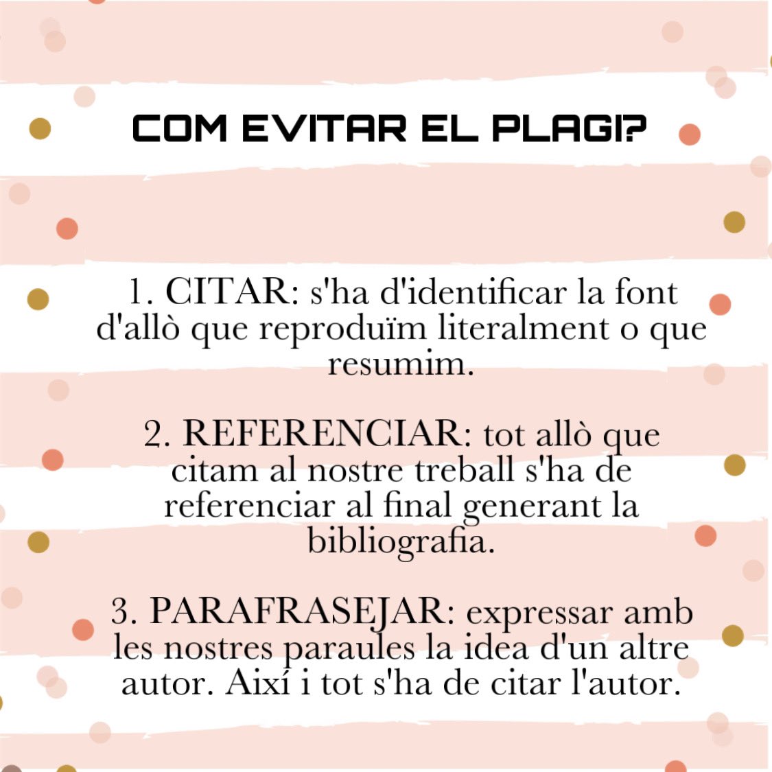Saps com s’evita el plagi? Aquí et donam tres solucions que t’ajudaran a evitar-ho. ⬇️⬇️