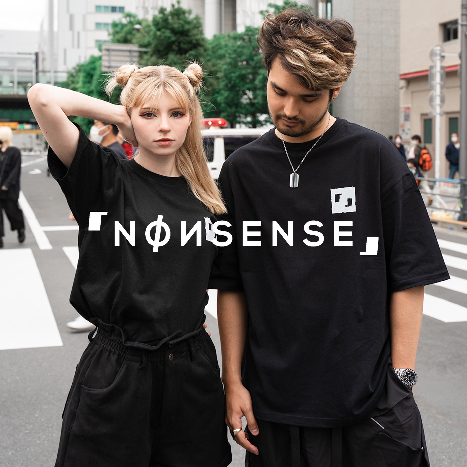 NØИSENSE 」 on X: NØИSENSE LOGO TEES // #nonsense #streetwear #loungewear  #fashion #japan #model #clothes  / X