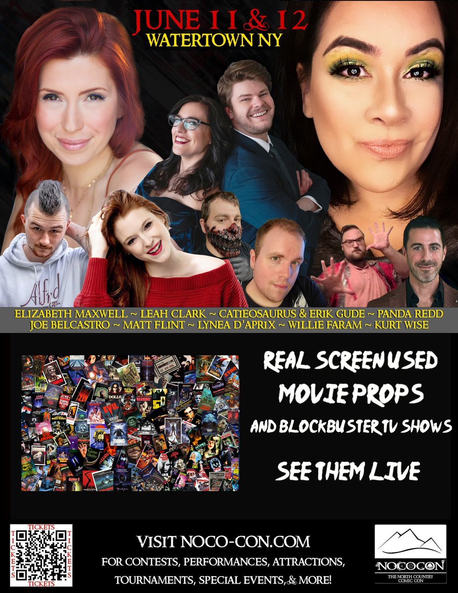NoCoConOfficial's tweet photo. 8 Days to #Nococon?! Holy moly! Have we got another treat for you. There will not only be voice actors and #TikTok celebrities, but a chance see some real movie props LIVE!
We're anticipating long lines. Go to https://t.co/nAbiJC6Q9o for tickets. https://t.co/00UBA97L0t
