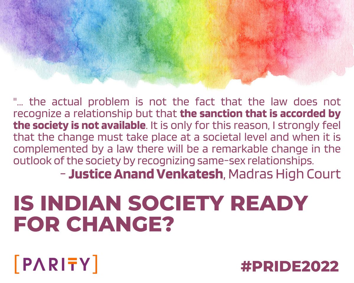 ParityInclusion's tweet photo. Is India still in the #DontAskDontTell era? How can we support #OutAndProud -as individuals, as corporates, as a Society? Are we ready for these conversations?
As we mark #PrideMonth, let's look at some open discussions centering the LGBT+ community. 
What's your recommended tip? https://t.co/2bvUKitMam