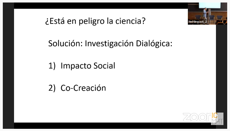 AsturiasAEBE's tweet photo. El objetivo no es la creación del conocimiento sino el impacto social de ese conocimiento. Con @R_Flecha en el #Net4Impact.

El impacto social y la Co-creación, claves para neutralizar las fuerzas que limitan la ciencia como  bien social. https://t.co/smNbFxitn5
