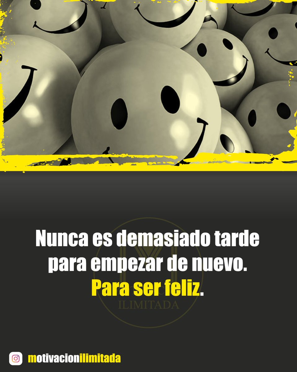 SilvaRigels's tweet photo. ✅Nunca es tarde para nada, nosotros mismos decidimos cuando ser felices.
#Motivation #quote #quoteoftheday #coach #motivacion https://t.co/6iqppvlawn