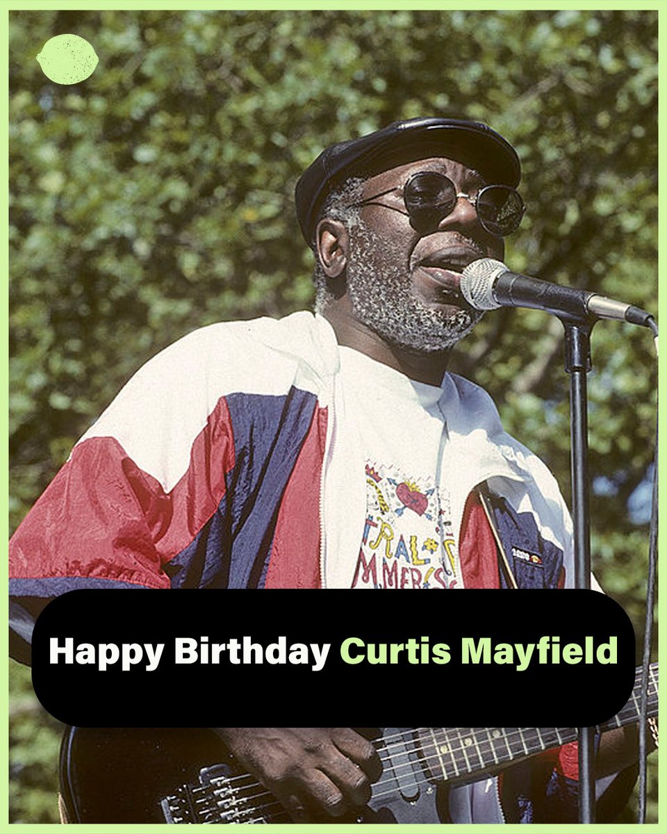 Sublime_NL's tweet photo. Happy Birthday in heaven @CurtisMayfield ๐ค
#HappyBirthday #HBD #CurtisMayfield #MoveOnUp #PeopleGetReady #PusherMan #Superfly #sublime #sublimeradio #sublimefm #letsgetiton #radio #radiostation #jazz #jazzradio #soul #soulradio #souljazz #soulmusic #soulmusiclovers https://t.co/ePws5WheM9
