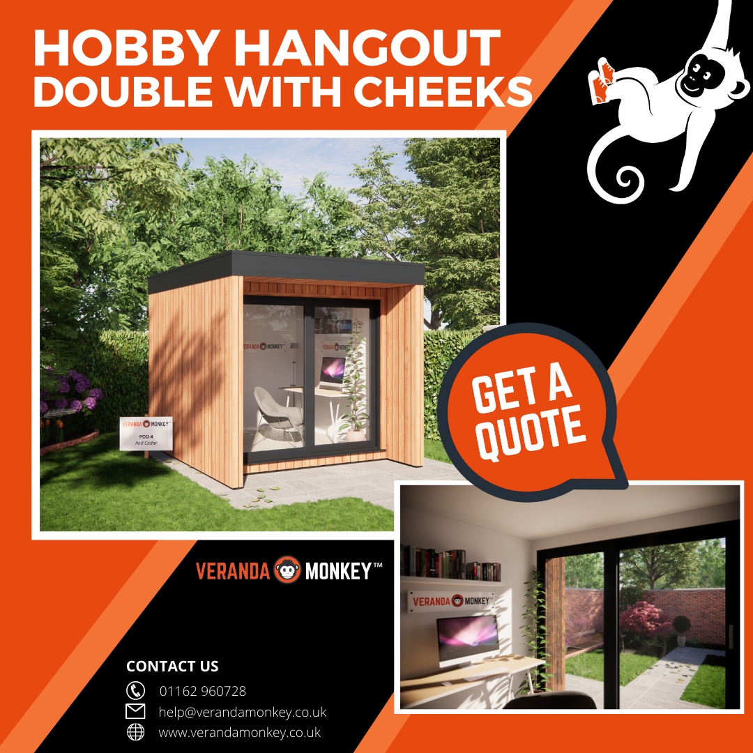 diycquotes's tweet photo. Quality hangout with Veranda Monkey! Check out our Hobby Hangout Double with cheeks.

Get a quote now!

#designyourown #hobbyhangout #business #office #outdooroffice #hangouts #verandamonkey #veranda #vmhangouts #hangoutveranda #garden #outdoorhangout #outdoor https://t.co/MRrfIVFiIp
