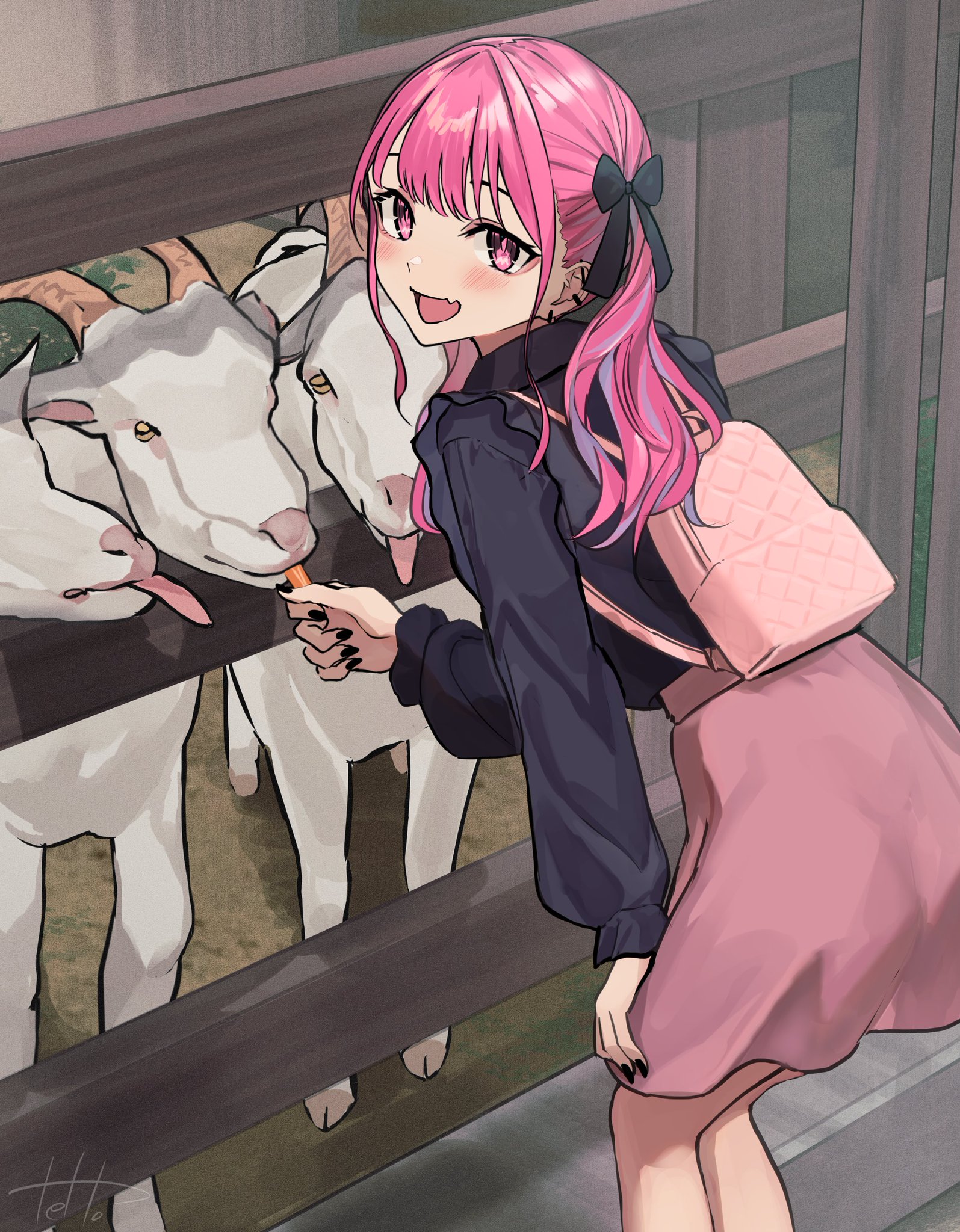 【受注生産品】「見た目地雷系幼馴染」額装メモリアルアート 複製原画 tetto 受注生産品】「見た目地雷系幼馴染」額装メモリアルアート 複製原画