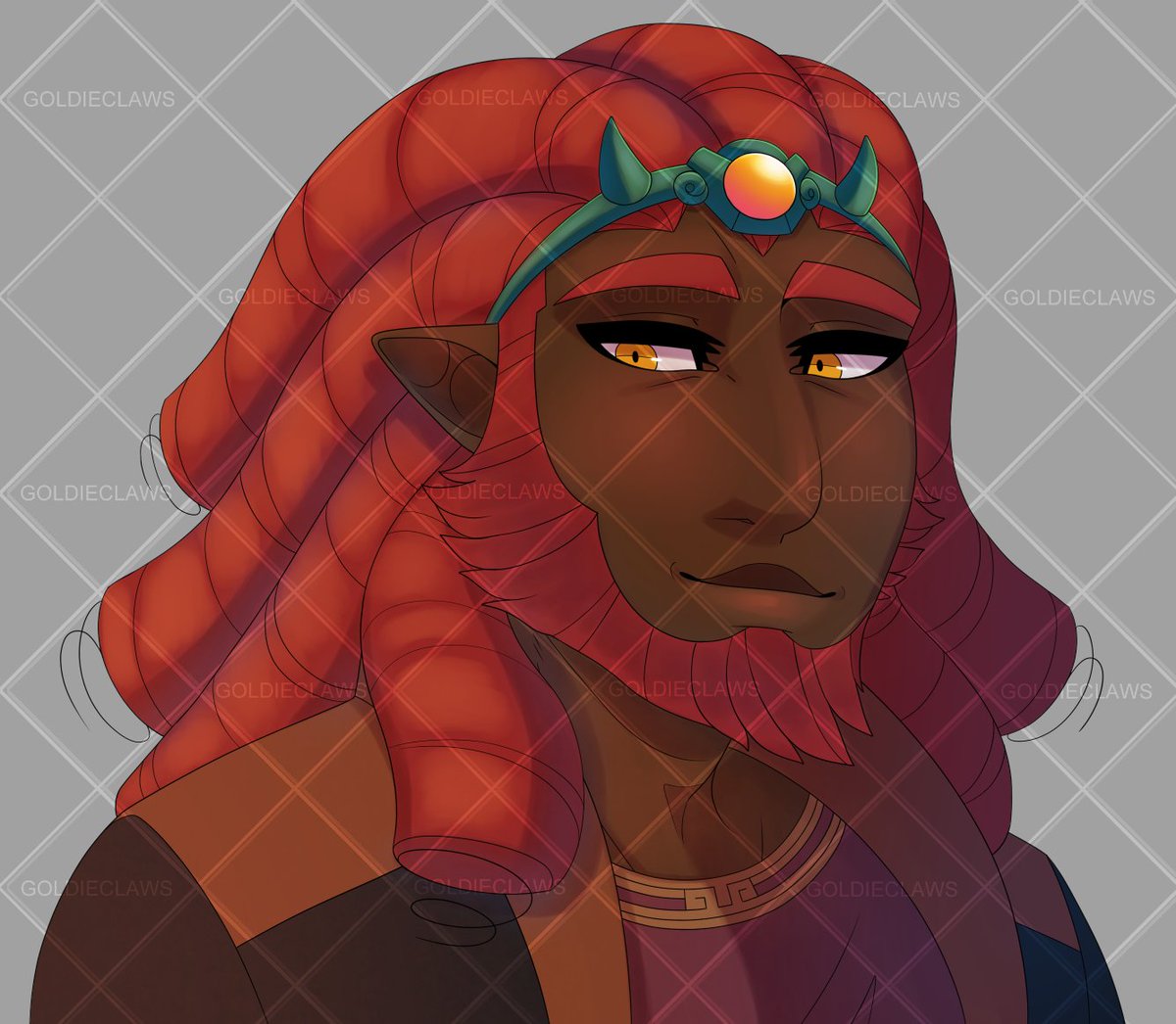 goldieclaws's tweet photo. Design of Ganondorf for a story I'm working on! His curls are definitely one of my favourite parts to draw~

👉 Patreon: https://t.co/Xdv6xjeeYm
👉 VN Demo: https://t.co/mU2eqEAmkb

#LegendOfZelda #loz #zeldatwt #fanart https://t.co/teHJC2jmtH